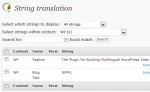 Admin strings translation