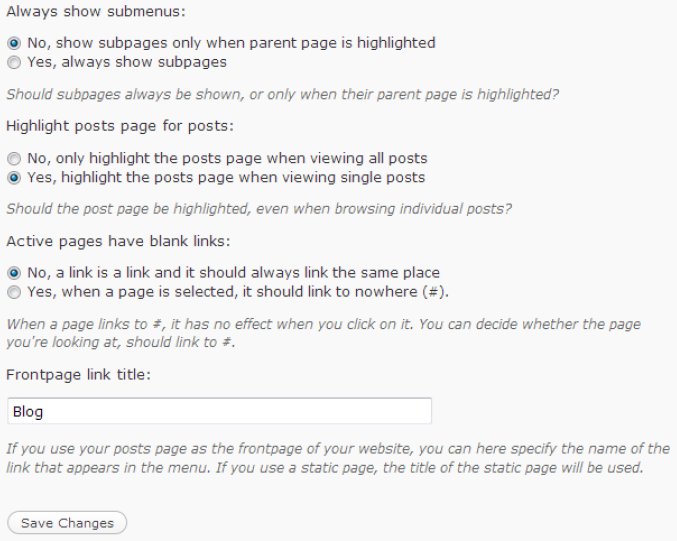 Even more navigation options