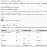 Theme localization options