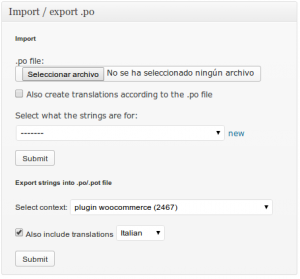 Exporting plugin localization files