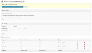 Multiple currencies for language variants
