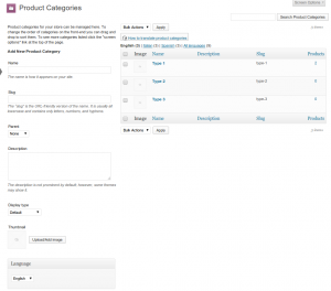 Product Categories