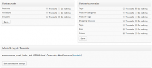 WPML Translation Settings for taxonomies