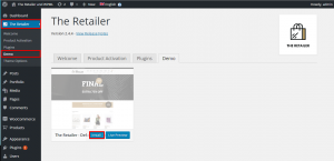 Install demo content