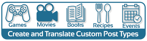 Create and translate custom post types