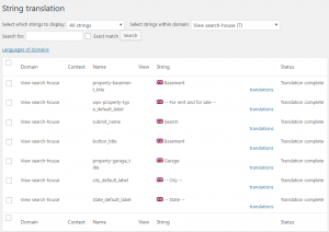 Translating the strings in a View